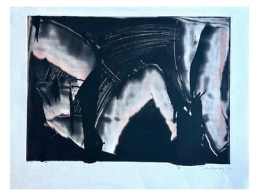 Tom Hardy (1921-2016) Original Signed Abstract Monotype