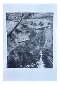 Michael Southern "Cloudy Water, Tyron Creek" 1996 signed print