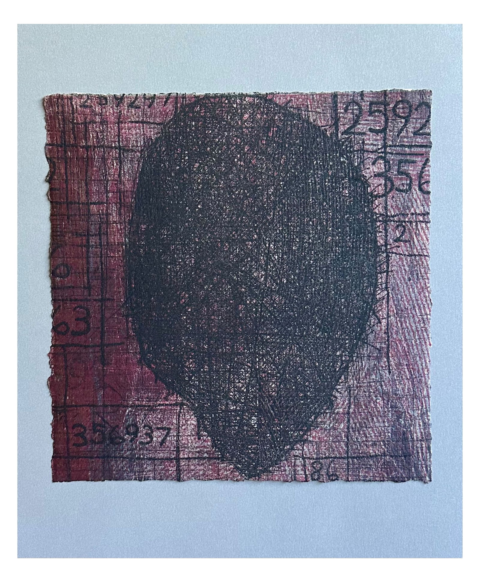 Artist Mark C. Perry Abstract Print Paper Art: Original work by Mark C. Perry, an accomplished American printmaker known for finely executed works on paper, often employing traditional printmaking techniques with a strong emphasis on composition a