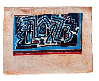 Ferenc Gogos (1936-2011) Signed Original Paint on Paper 1992 #5