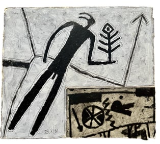 Ferenc Gogos (1936-2011) Signed Original Paint on Paper 1998 #2