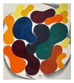 Cicely De Beers (1892-1973) Paint on Paper 1965