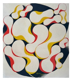 cicely De Beers (1892-1973) Paint on Paper 1965 #2