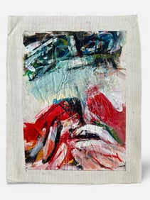 Aida Nelson (1939-2018) Abstract Expressionist Painting #3
