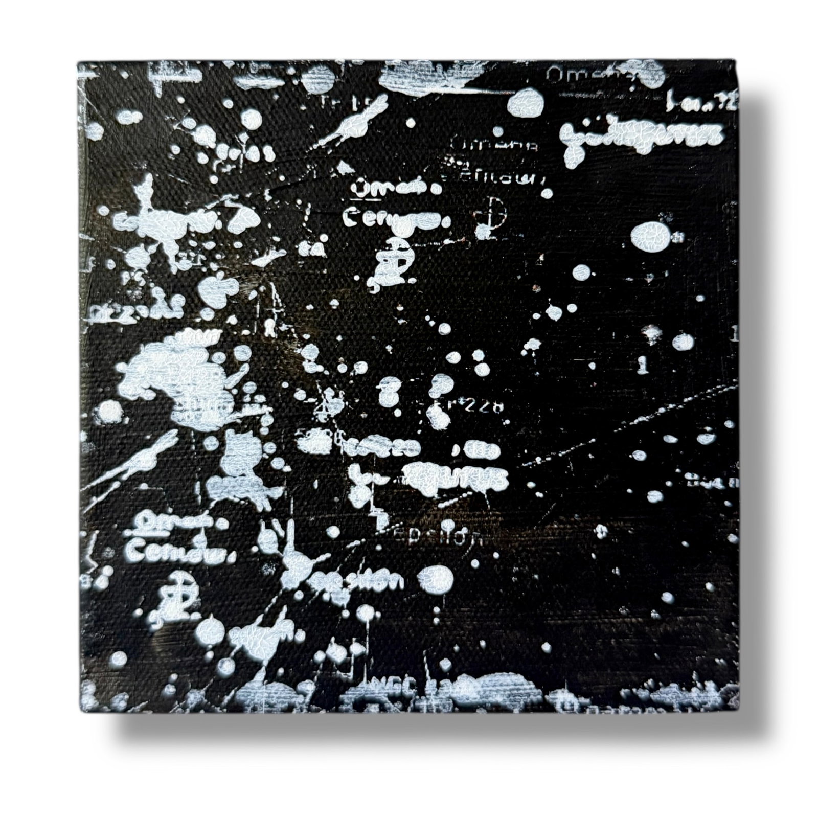 American 21st Century Michael Hernandez (b.1964) "Gamma" Painting on Canvas (1 of 4)