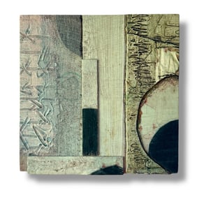 Mixed Media Abstract Composition by Nancy Wilkins, Oregon