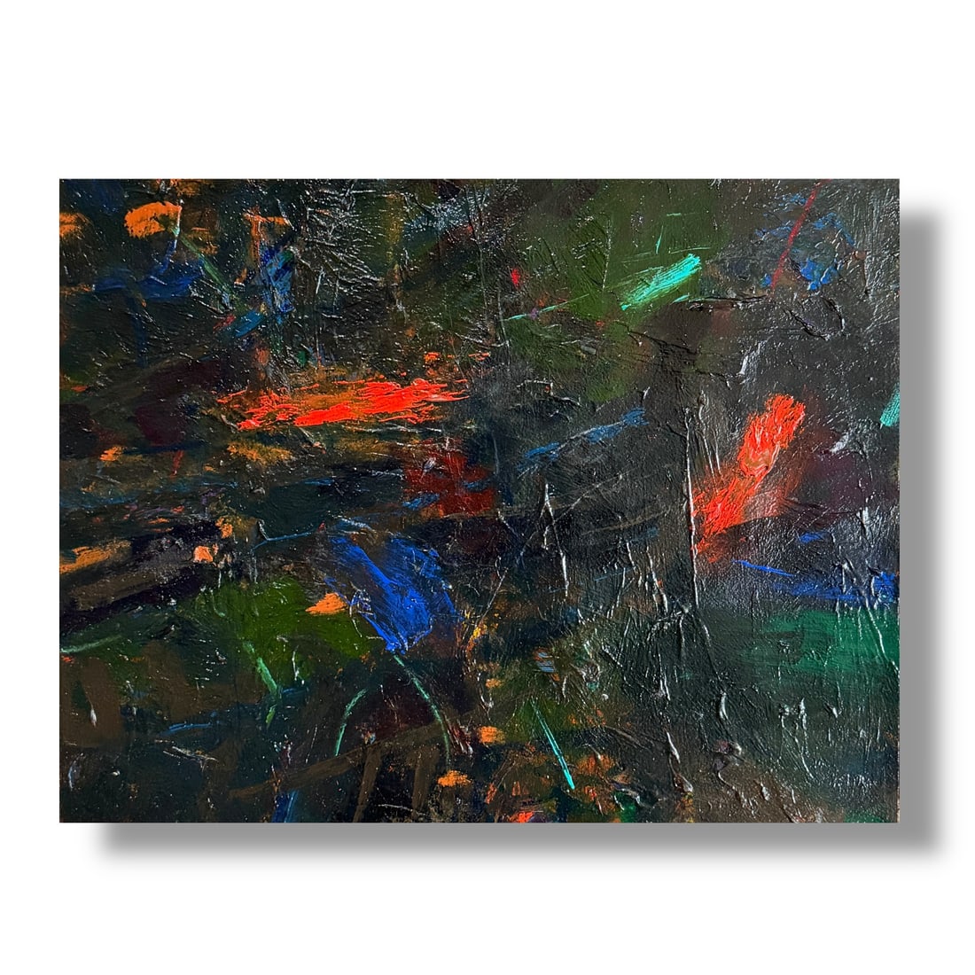 American 20th Century Abstract Expressionist Oil Painting by Ted Katz (b.1937) (1 of 3)