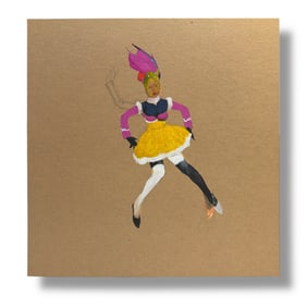 American 20th Century Abstract Figurative Painting by Bennet Norrbo (1930-2013)