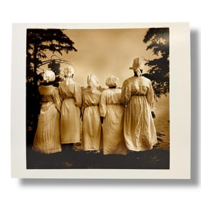 American 20th Century Photographer Jack Spencer (b. 1951) "Baptismal Candidates" 1995 Signed Photo
