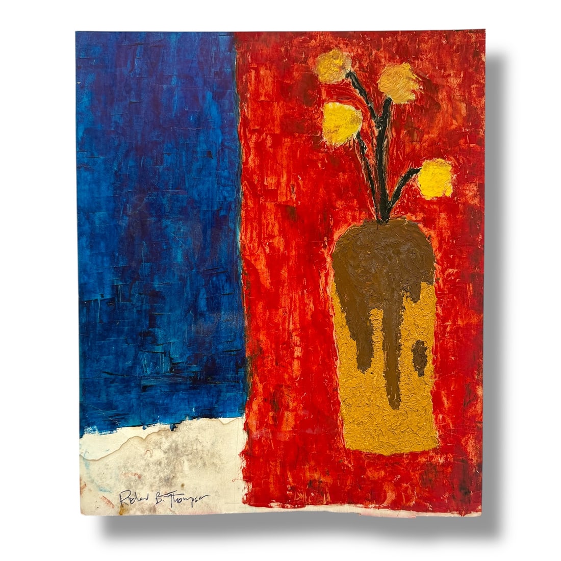 American 20th Century Modern Still Life Painting in Oil, 1960s (1 of 5)