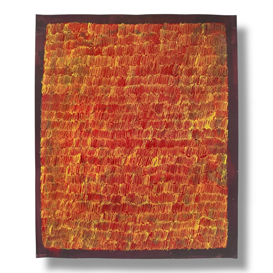 American mid 20th century Abstract Paint on Paper by Stan Wood (1941-2014) (1 of 4)