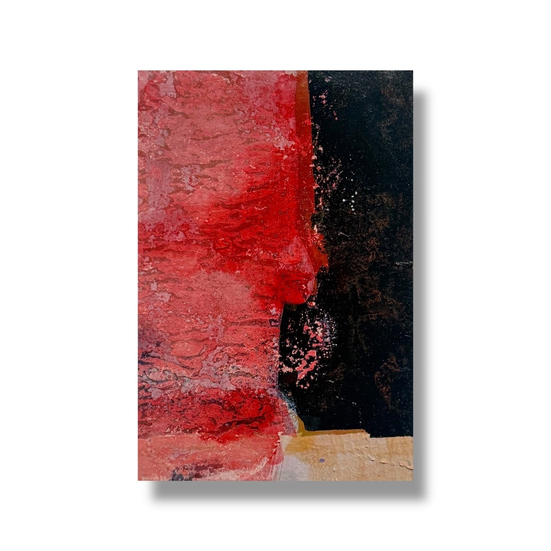 American 20th Century Modern Abstract Paint on Paper Artist Todd Chalk (b. 1929) (1 of 4)