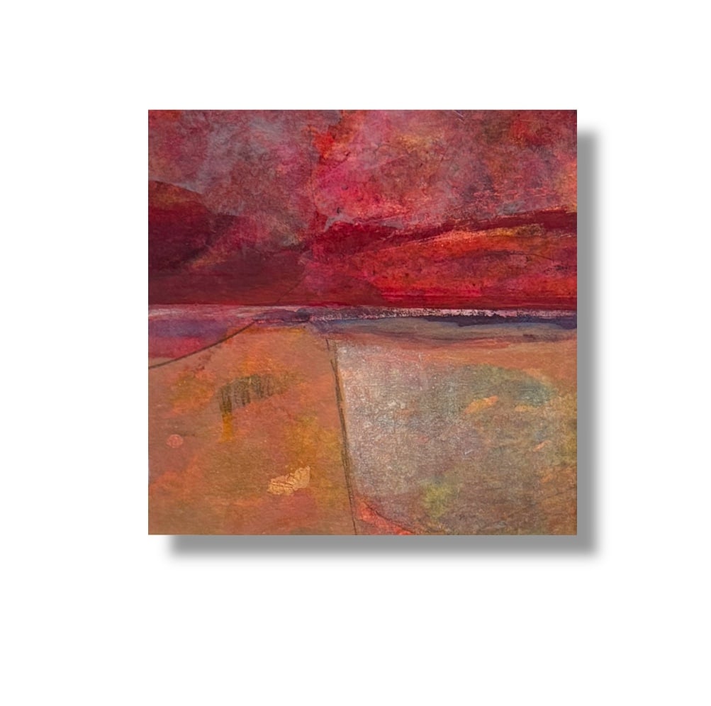 American 20th Century Modern Abstract Paint on Paper Artist Todd Chalk (b. 1929) (1 of 4)