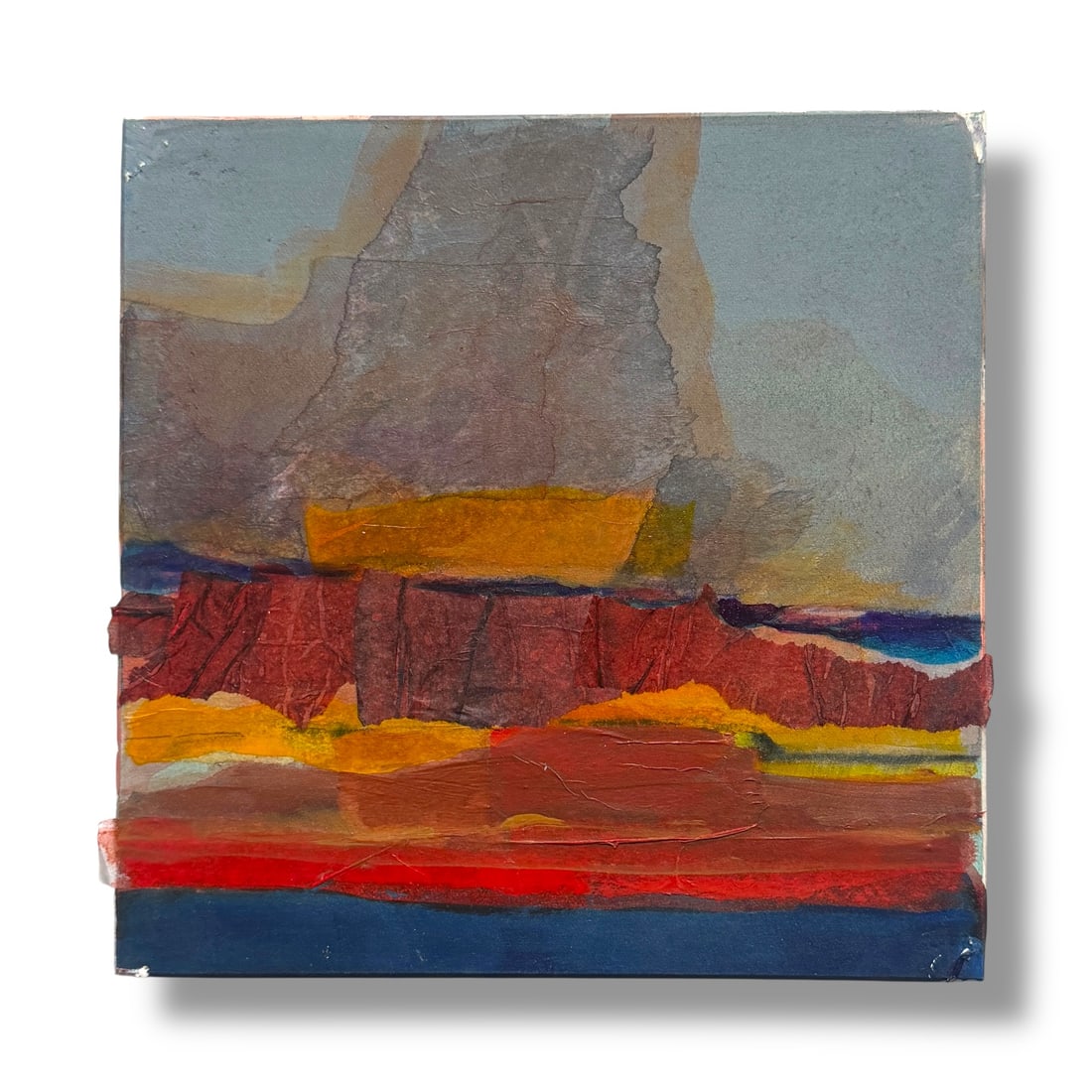 American 20th Century Modern Abstract Paint on Paper Artist Todd Chalk (b. 1929) (1 of 4)