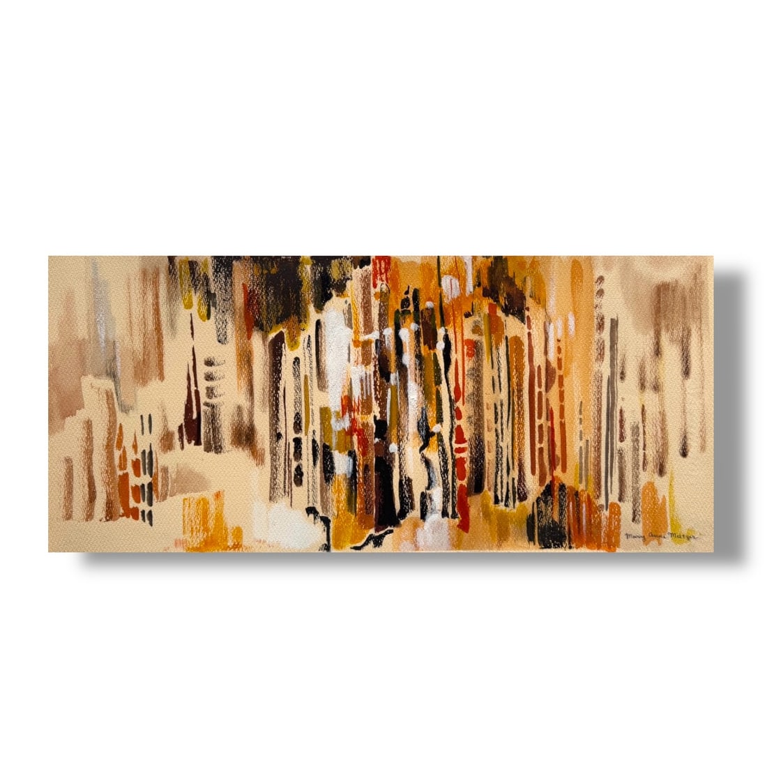 American 20th Century Abstract Painting by Maryanne Meltzer (1922-2014) (1 of 4)