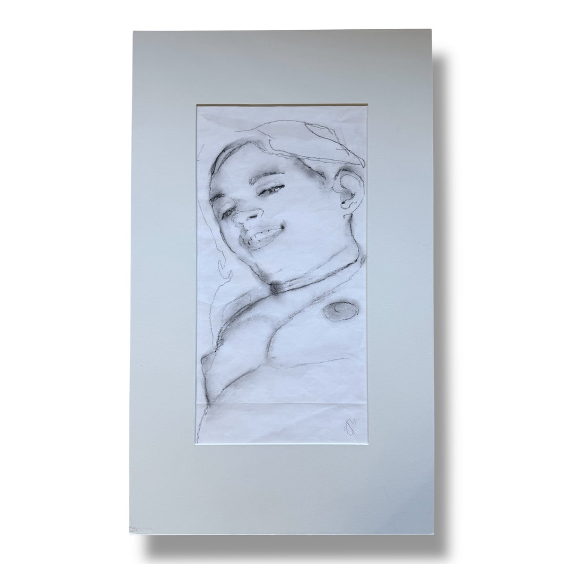 American 20th Century Pencil sketch of Nude Woman By Bennet Norrbo (1930-2013): Signed original pencil sketch by noteworthy Portland Oregon artist and designer Bennet Norrbo (1930-2013) acquired directly from his estate portfolio. Executed on paper measuring 13" x 7" and in excel