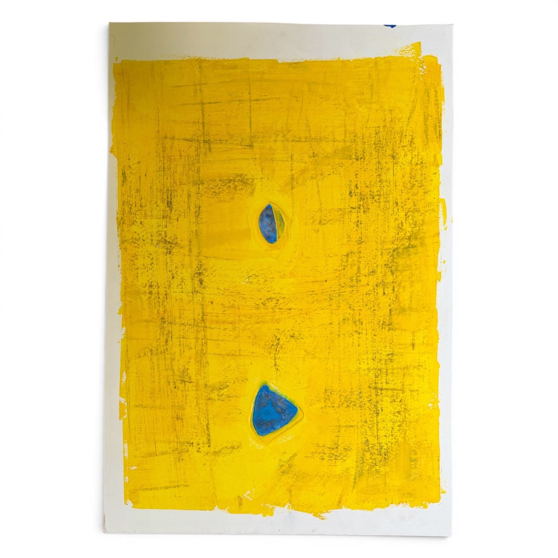 American 21st Century Abstract Expressionist Painting by Louis Lazzara (1959-2021): Orignal Paint on Paper abstract expressionist work by Louis Lazzara. Acquired directly from his estate. Measures 16" x 24" overall. very good vintage condition. Louis Lazzara (1959–2021) was a veter