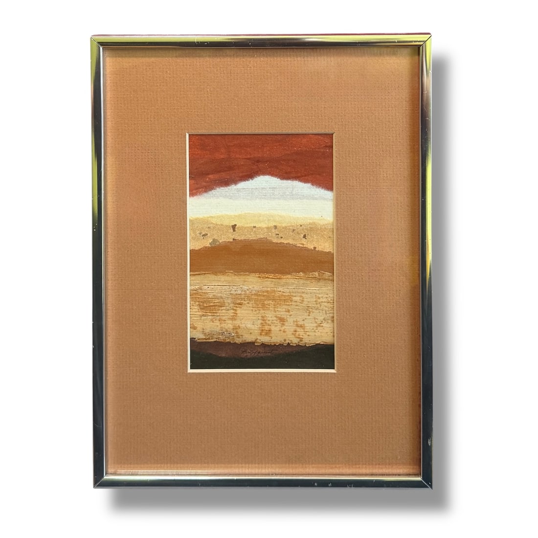 20th Paint on Paper in Custom Frame Oregon Artist Betty Moore Lofquist (1924-2008) (1 of 3)