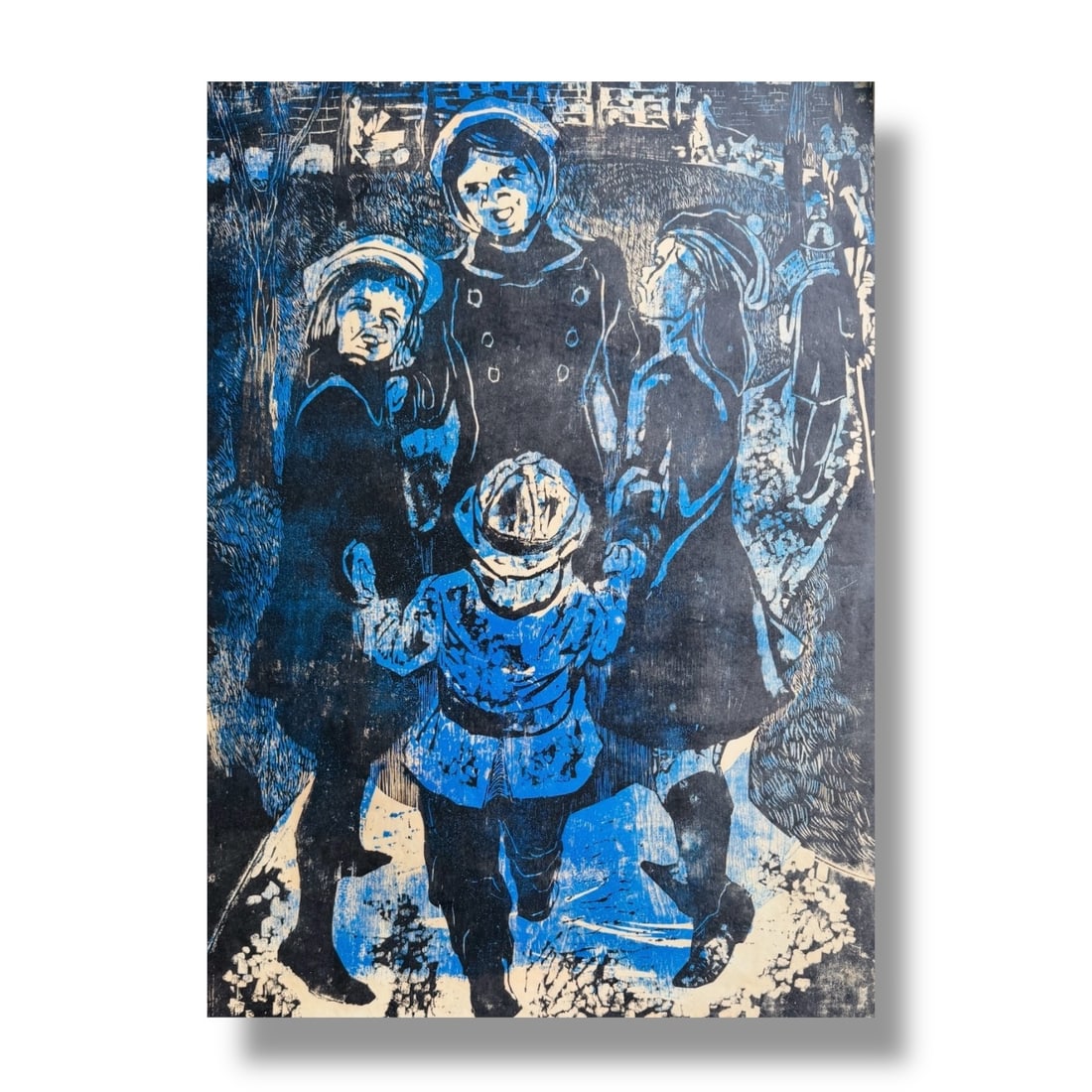 American 20th Century Woodblock Print Eunice Parsons (1916-2024) (1 of 3)