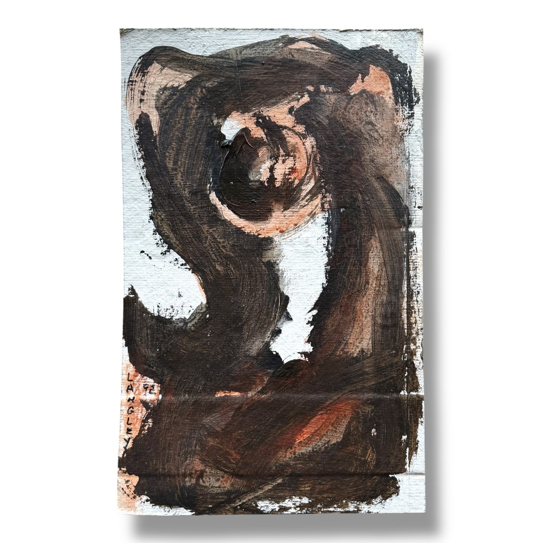 American 20th Century Abstract Expressionist Painting Katherine Langley (1920-2011) (1 of 2)