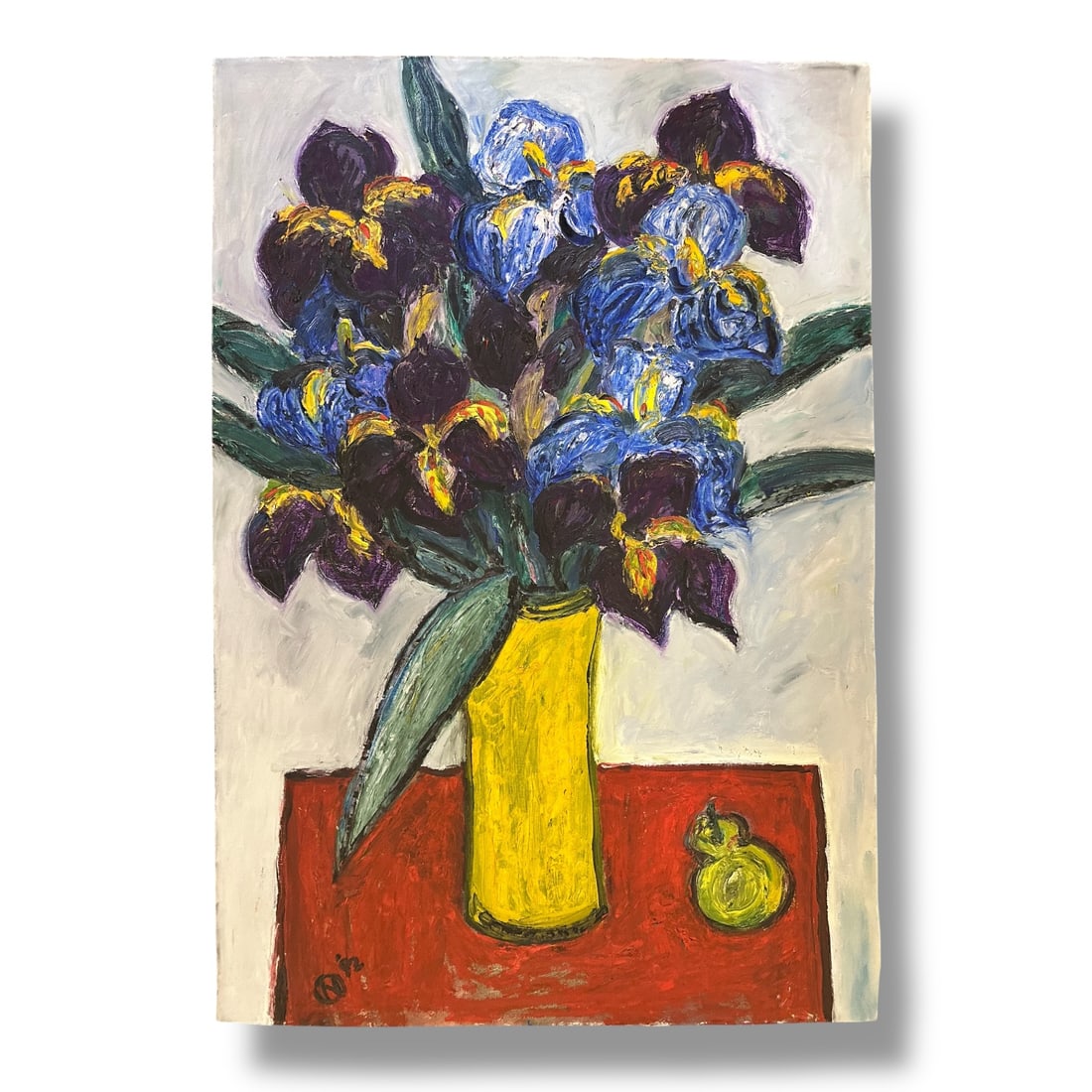 Oil on Canvas Original Painting by Japanese American Artist Nobu Nakamura (1941-2011) (1 of 2)