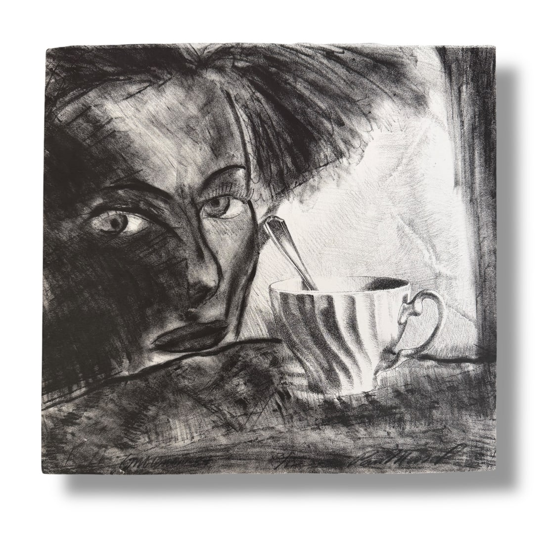 Oregon Artist Paul Missal (b.1941) Print "Morning Coffee" Numbered 3/12 (1 of 2)