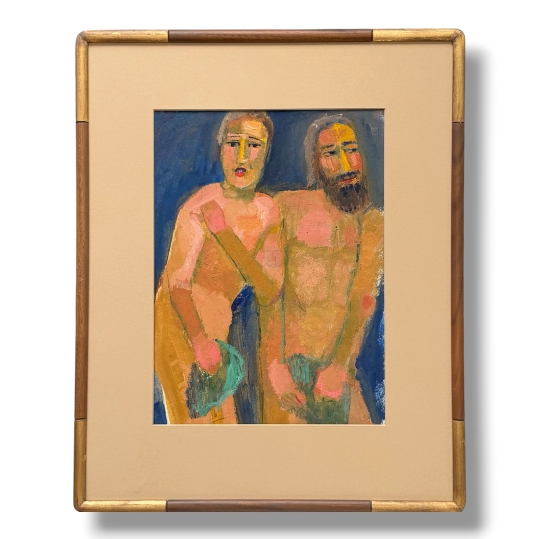 American 20th century Figurative Painting by Margie Lee (1950-2021) Custom Frame (1 of 3)