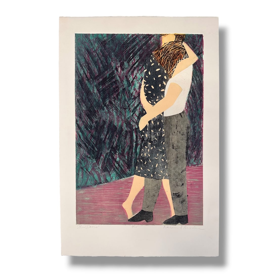 American 20th Century Karen Kessler SIgned and Numbered Print Dancers (1 of 1)