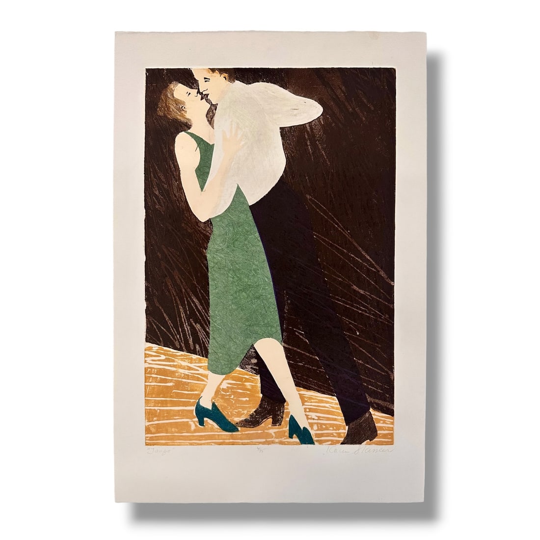 American 20th Century Karen Kessler SIgned and Numbered Print Dancers (1 of 1)