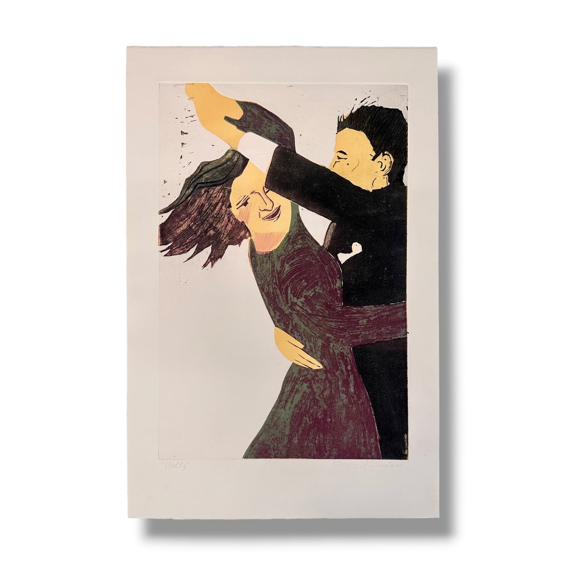 American 20th Century Karen Kessler SIgned and Numbered Print Dancers (1 of 1)