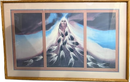 Frank Howell "Spirit of the West" Hand Signed by Artist Custom Double Matted & Professionally Framed