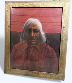 Frank Howell Print "Navajo Weaving" Professionally Framed Vintage Poster