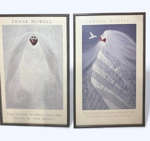 Frank Howell "Conception" Gallery Poster Lithograph Hand-Signed by Artist Professionally Framed