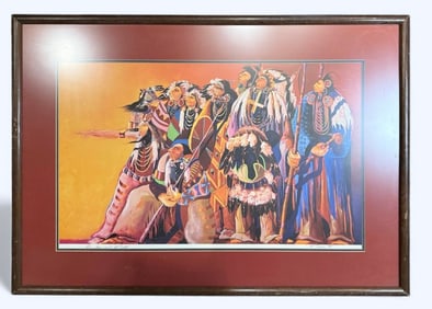 1986 Earl Biss "Dressed to Kill" Hand-Signed Serigraph Museum quality Double Matted and Framed