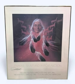 Frank Howell "Cheyenne Phoenix" Channel Six Art & Antique Auction Lithograph Hand Signed by Artist