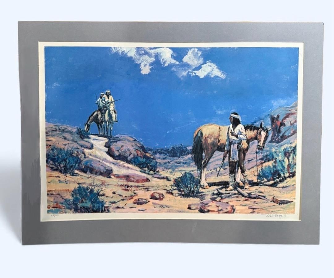 Noel Daggett "Trackers Moon" Lithograph Limited Edition 295/300 Hand-Signed by Artist (1 of 6)