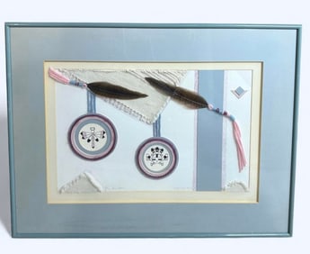 Tori Garretson "Prayers for Peace" Original Art Signed by Artist Professionally Framed