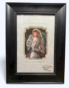 Maija "Out Of The Darkness" Lithograph 1994 Signed by Artist Professionally Framed