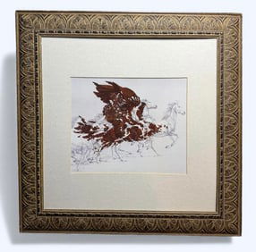 Bev Doolittle "Eagles Flight" Lithograph Professionally Matted & Framed Limited Edition