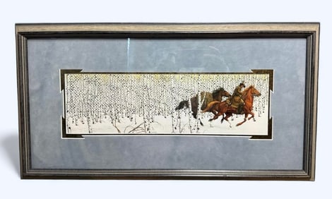 Bev Doolittle "Sacred Ground" Limited Edition Lithograph Professionally Matted & Framed