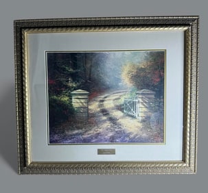 "The Autumn Gate" By Thomas Kinkade LIBRARY EDITION Limited Edition Lithograph CO Museum Quality