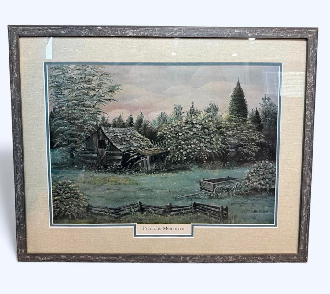 "Precious Memories" By Ken Holland Lithograph Professionally Matted & Framed: 204 "Precious Memories" By Ken Holland 27"x21.5", Lithograph Professionally Matted and framed with uv resistant glass and acid free materials