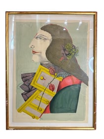 Richard Lindner Lithograph "Der Rosenkavalier" Signed and Numbered By Artist 79/250 (From the MOFOP)