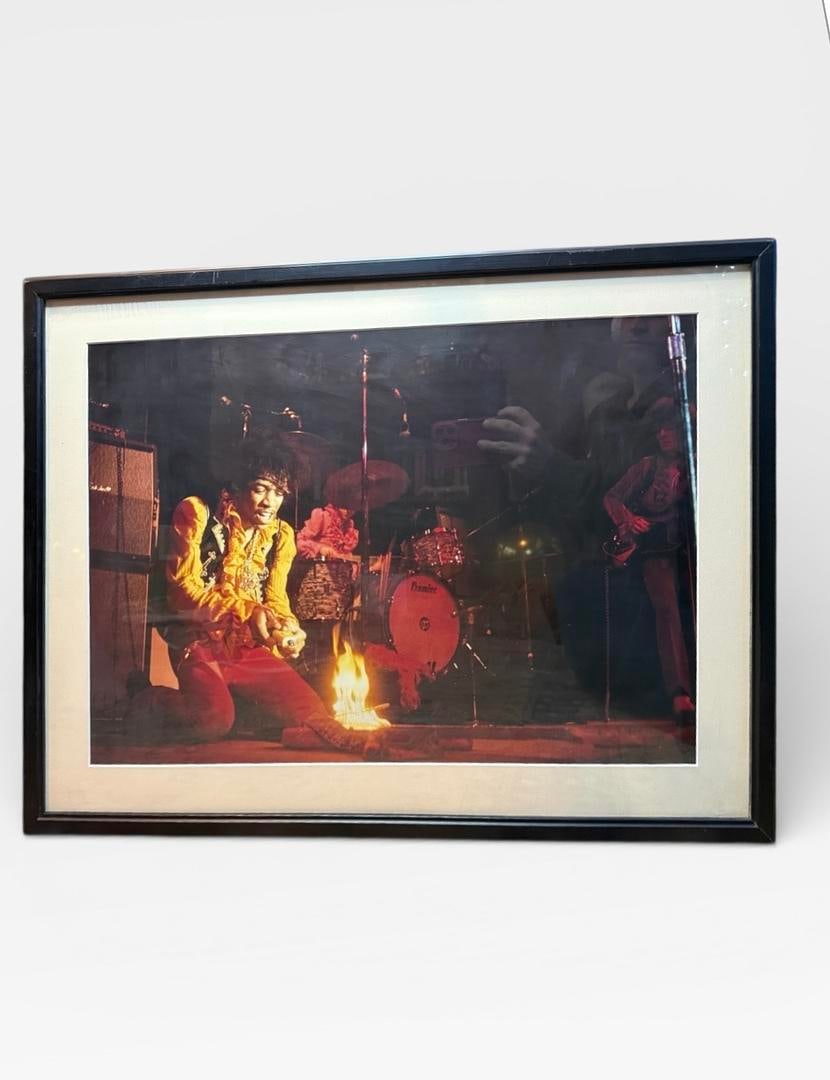 Jimi Hendrix Monterey Pop Festival '67 "The Golden Age of Rock" Vintage Poster Photo by Jim Marshall (1 of 5)