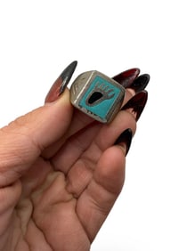 Vintage Trading Post Reproduction Navajo Bear Paw Ring Souvenir/Gift Shop SIZE 13