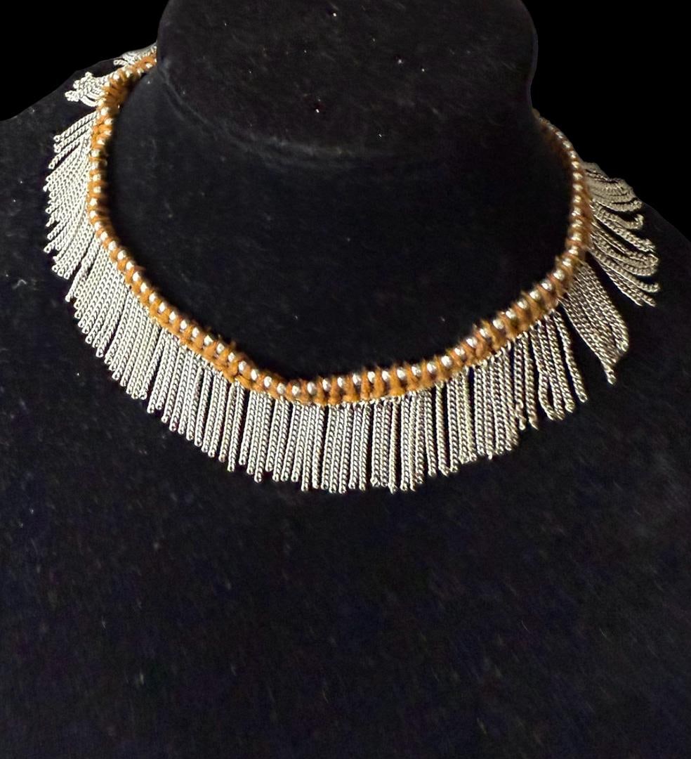 Nordstrom Treasure and Bond Fringe Choker Chain Necklace Toggle Closure NWT: 82 Nordstrom Treasure and Bond Fringe Choker Chain Necklace Toggle Closure NWT