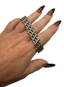 5" Vintage Chain Link Bracelet Unmarked Trendy