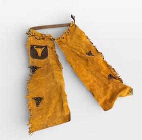 Custom Leather Fringe Childs/Toddler Suedes Chaps Size 4T Longhorn