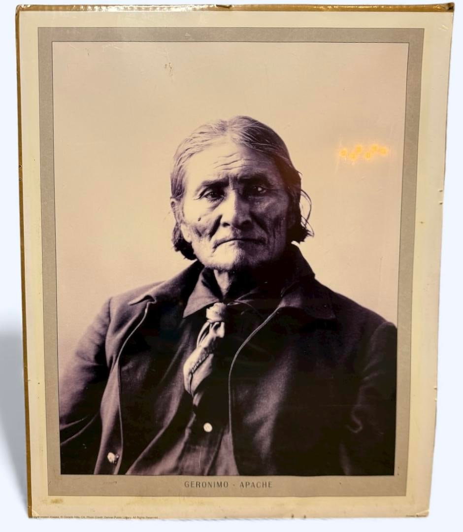 Geronimo Apache Indian Chief Metal Print by Frank Rinehart Vintage Poster Printed in Korea (1 of 6)