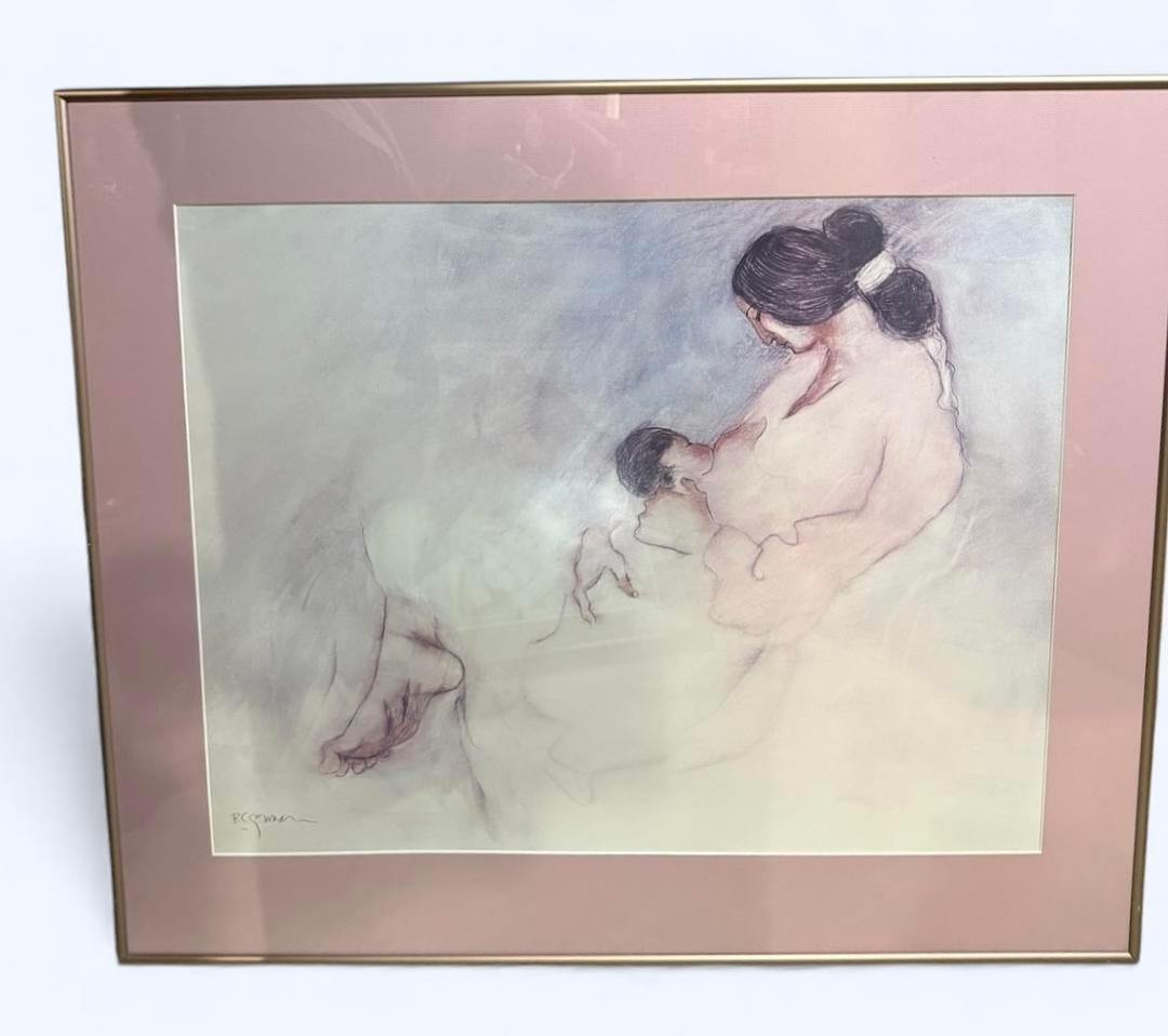 RC Gorman "Mother and Child" Print Professionally Matted & Framed (1 of 5)
